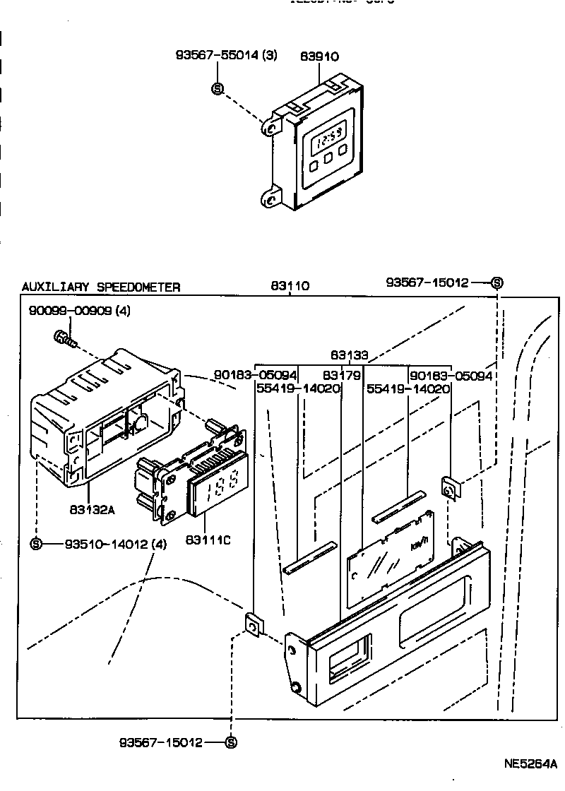 83121-2A160 SENSOR, SPEED product image
