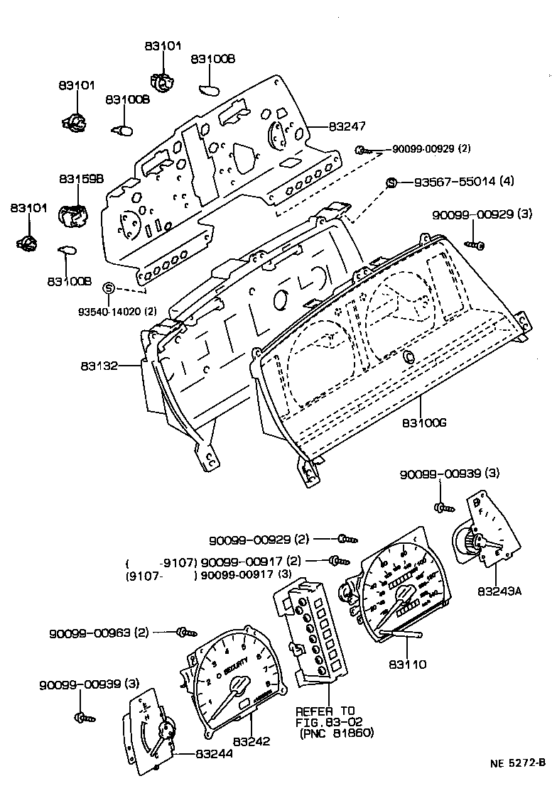 Toyota 83109-30060 BULB, COMBINATION METER, NO.1