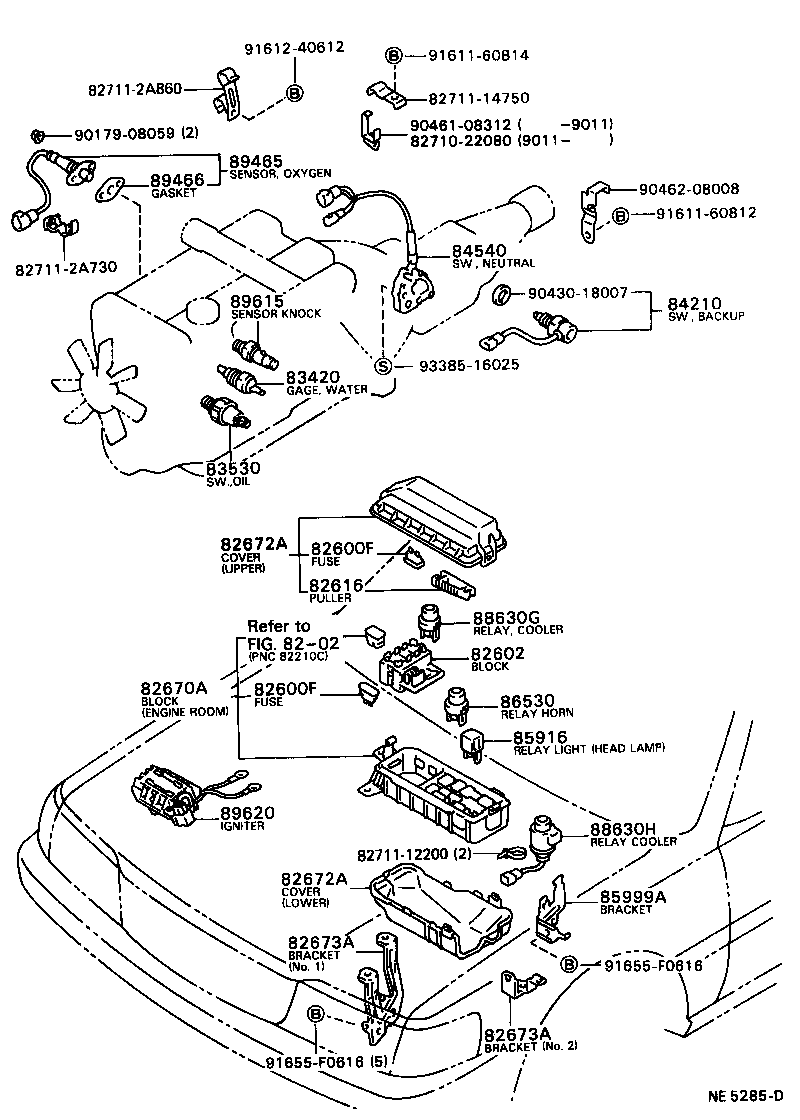 81980-22100 FLASHER ASSY, TURN SIGNAL product image