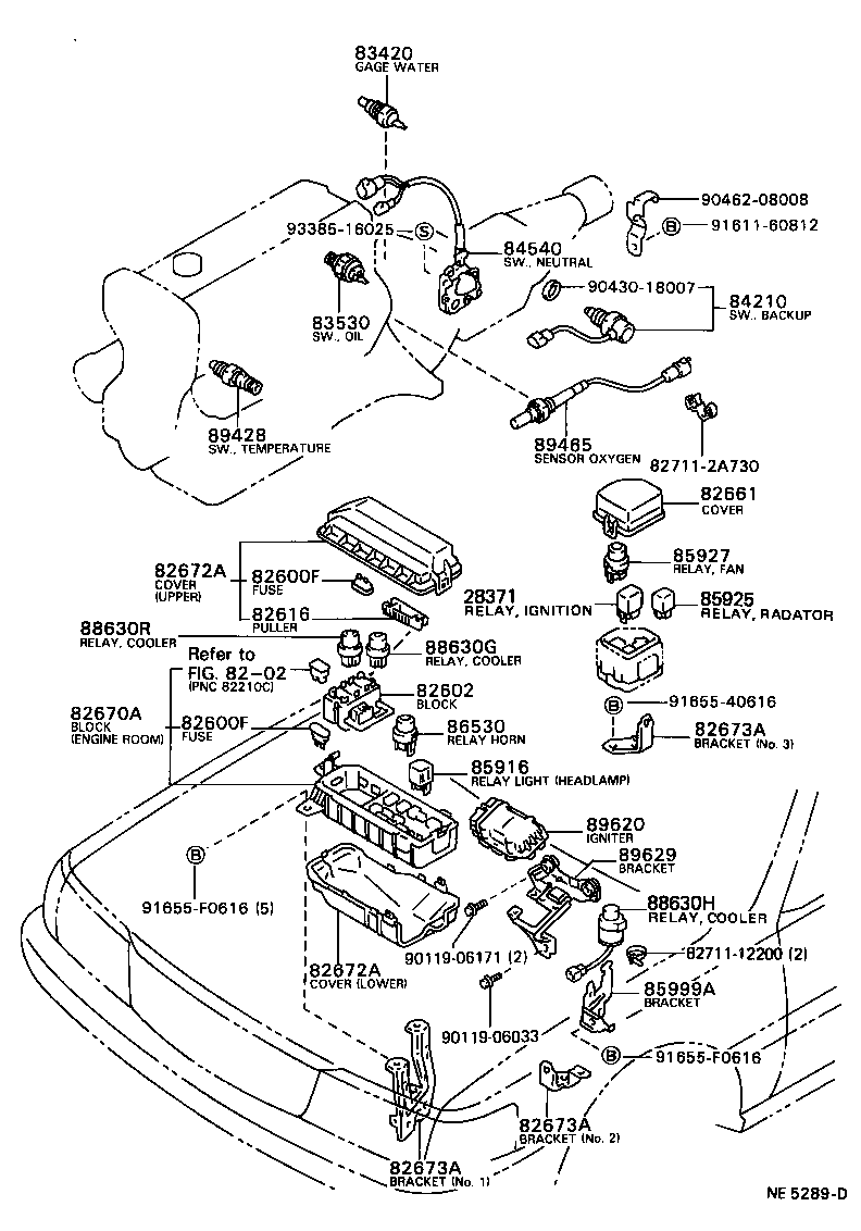 81980-22100 FLASHER ASSY, TURN SIGNAL product image