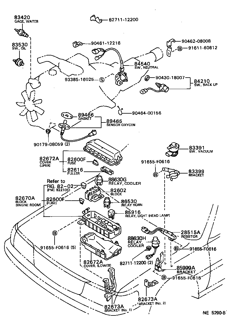 81980-22100 FLASHER ASSY, TURN SIGNAL product image