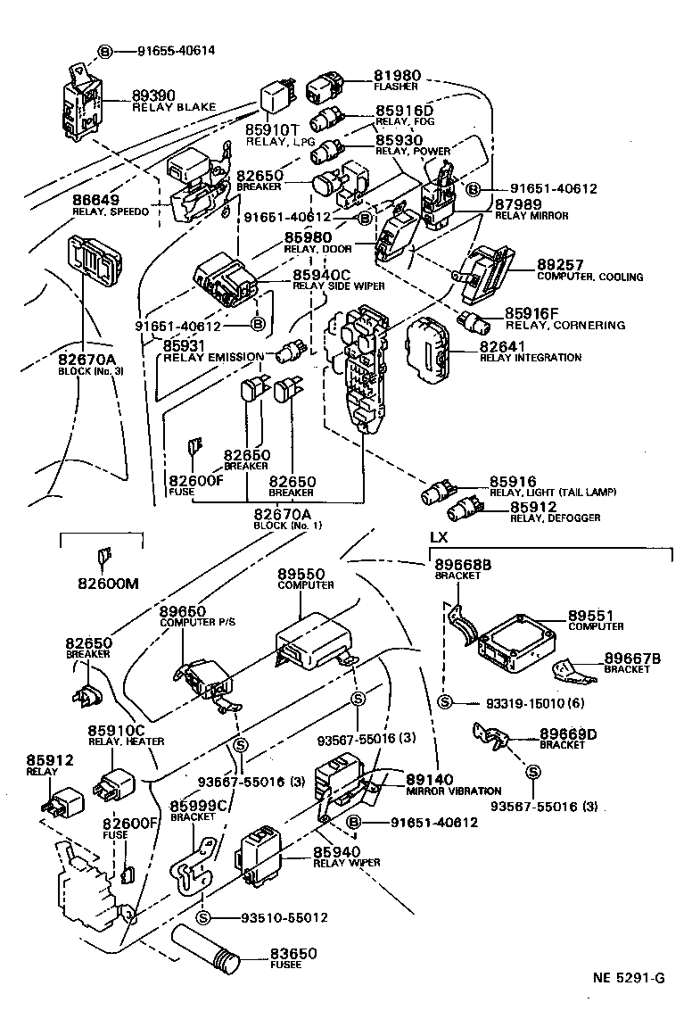 81980-22100 FLASHER ASSY, TURN SIGNAL product image