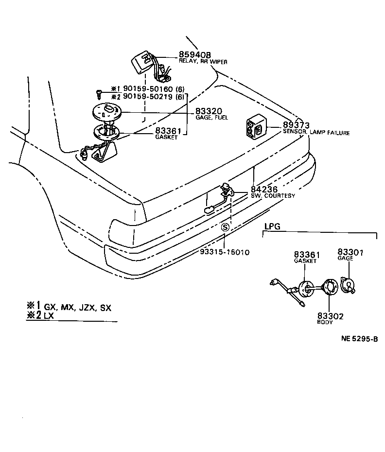 83320-80109 GAGE ASSY, FUEL SENDER product image