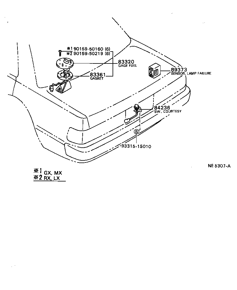83320-80111 GAGE ASSY, FUEL SENDER product image