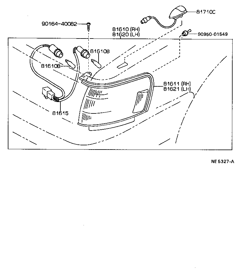 81610-22190 LAMP ASSY, PARKING & CLEARANCE, RH product image