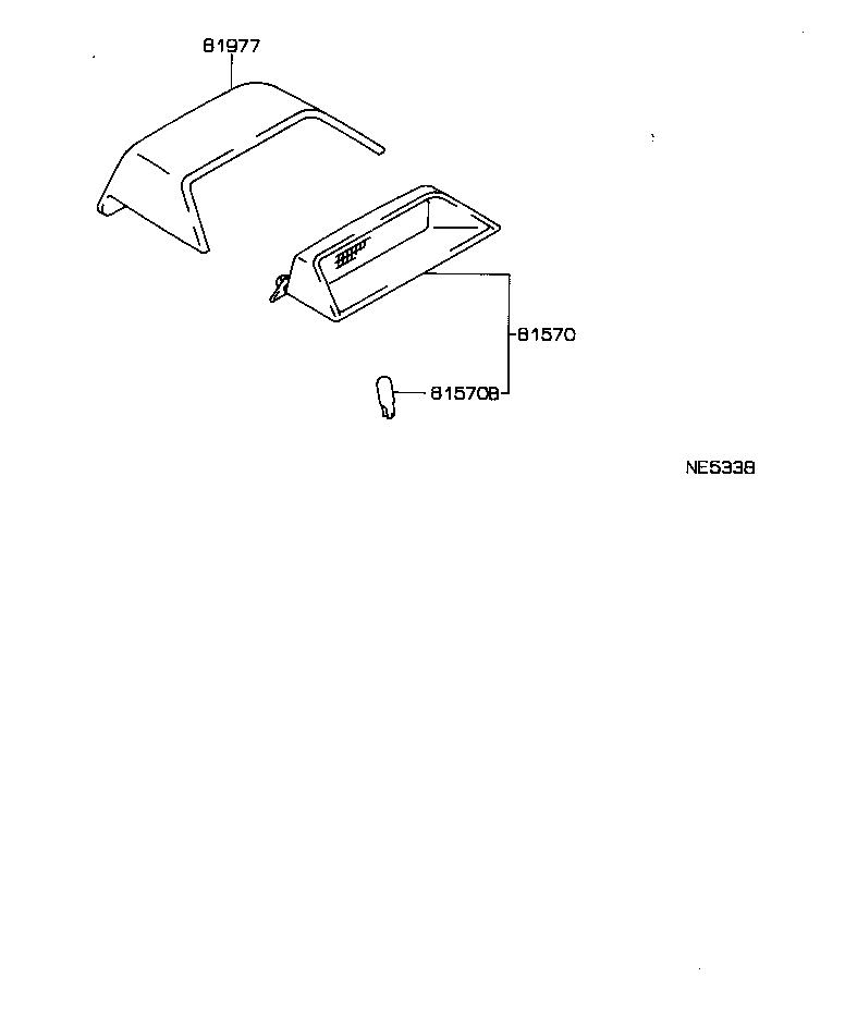 81570-22020-06 LAMP ASSY, CENTER STOP product image