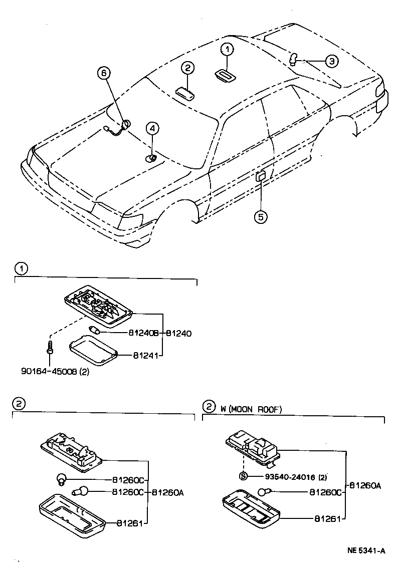 81870-22030 LAMP ASSY, KEY CYLINDER product image