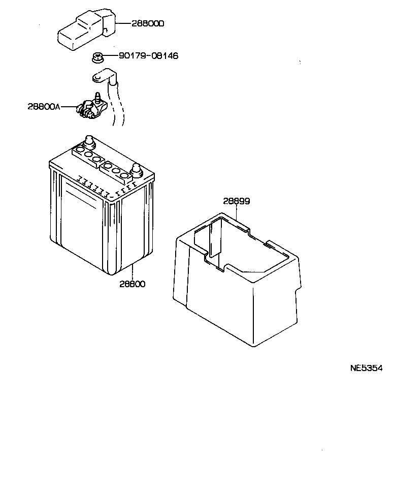 28899-54020 INSULATOR, BATTERY product image
