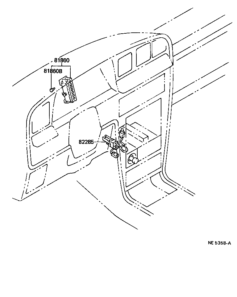 Toyota 81860-22040 LAMP ASSY, TRANSMISSION INDICATOR