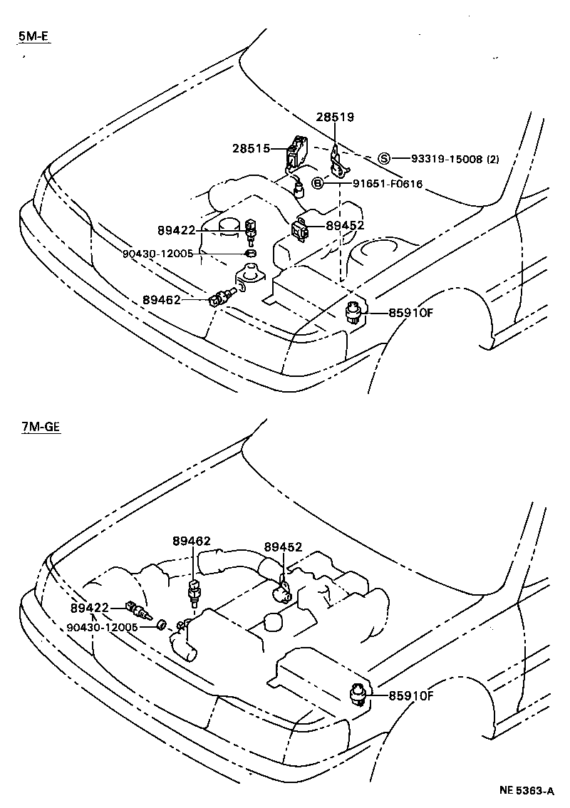 89667-22100 BRACKET, ENGINE CONTROL COMPUTER product image
