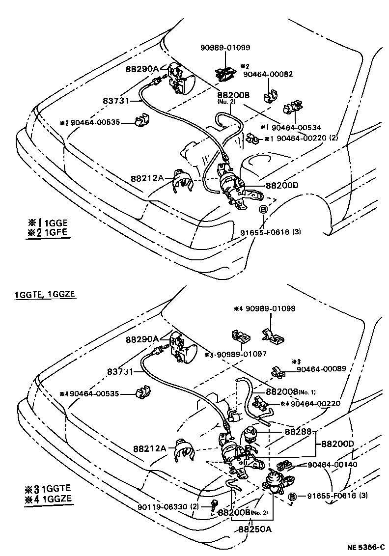 88283-22140 HOSE, CRUISE CONTROL VACUUM product image