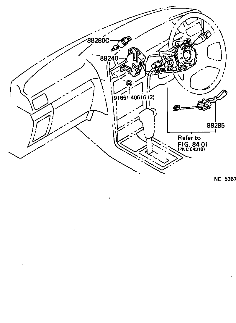 88283-22160 HOSE, CRUISE CONTROL VACUUM product image