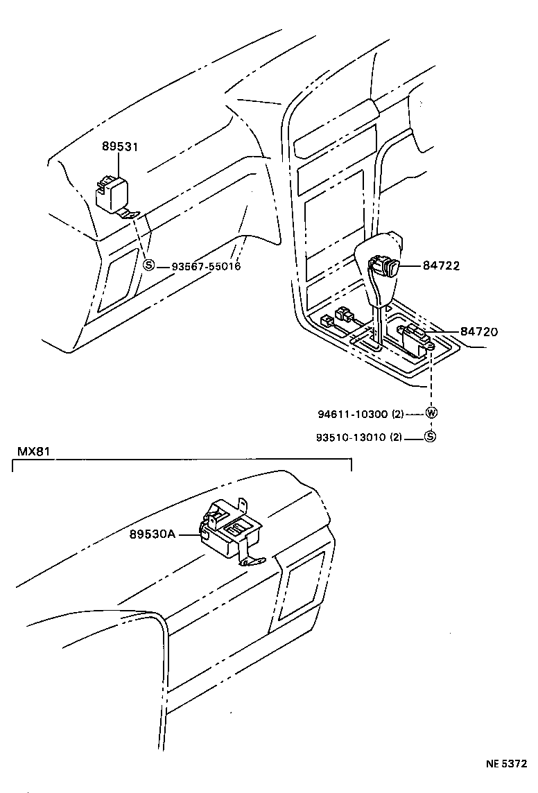 89427-10040 SWITCH, TEMPERATURE product image