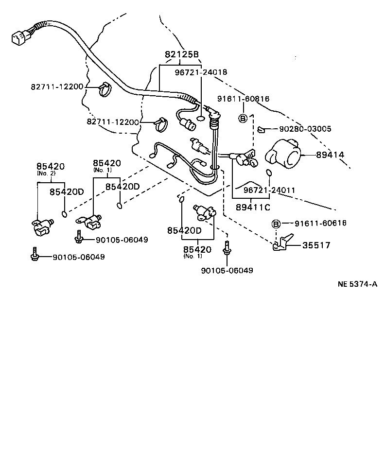 89427-10040 SWITCH, TEMPERATURE product image