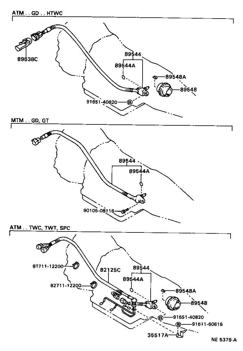 89544-22030 SENSOR, SKID CONTROL product image