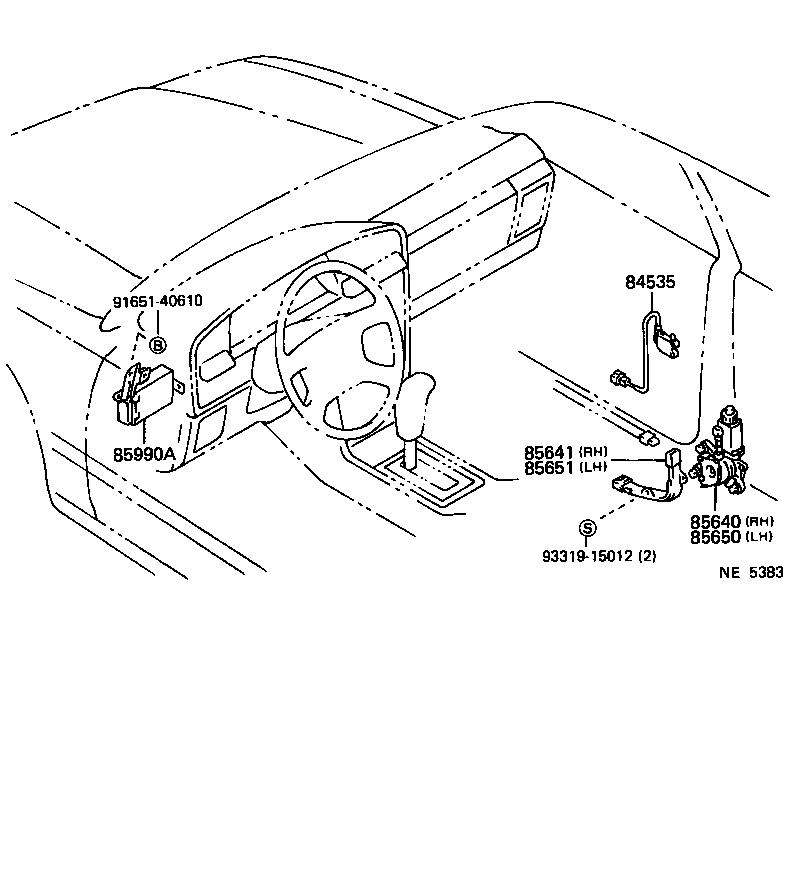 85641-22010 TRACK, PASSIVE BELT DRIVE, RH product image