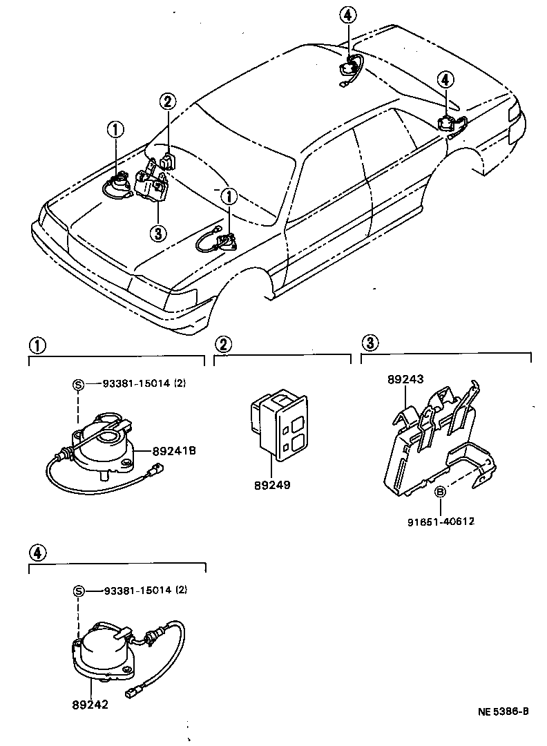 89242-22040 ACTUATOR, ABSORBER CONTROL, RR product image