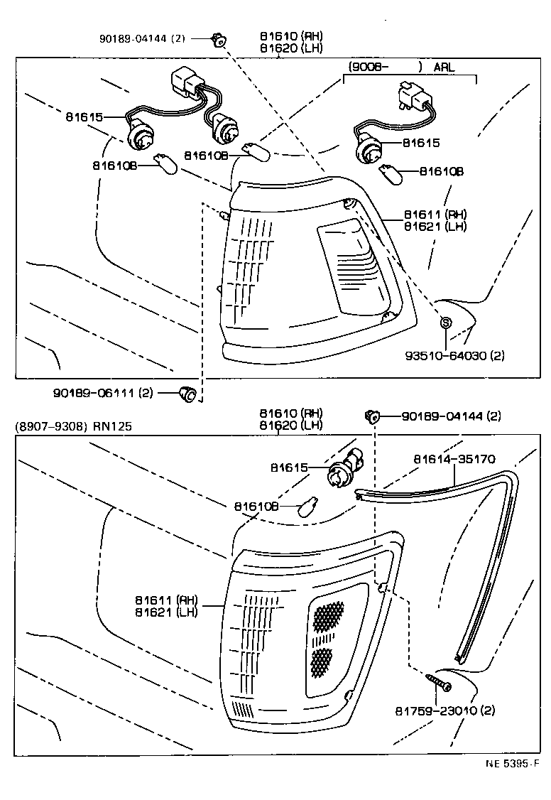 Toyota 81610-35181 LAMP ASSY, PARKING & CLEARANCE, RH