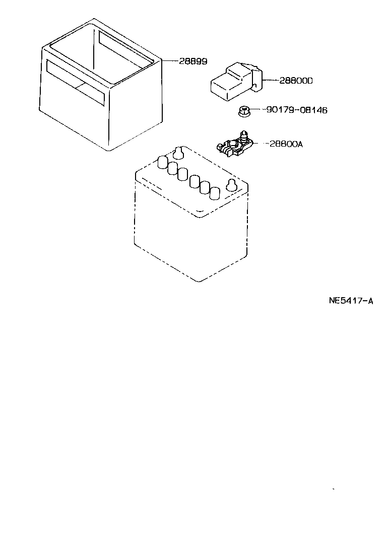 28899-35010 INSULATOR, BATTERY product image