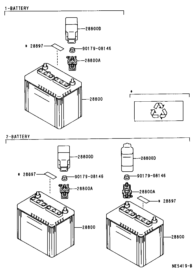 28800-04020 BATTERY product image