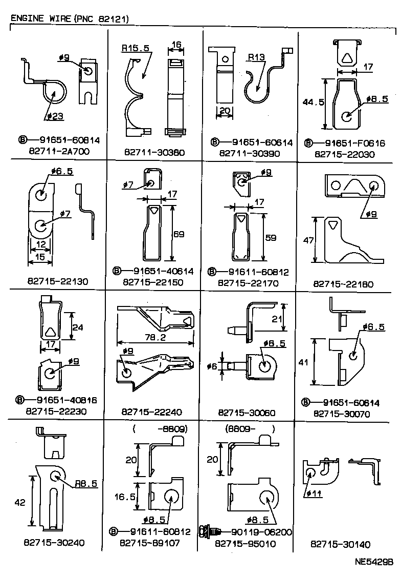 82817-22870 PROTECTOR, WIRING HARNESS, NO.1 product image