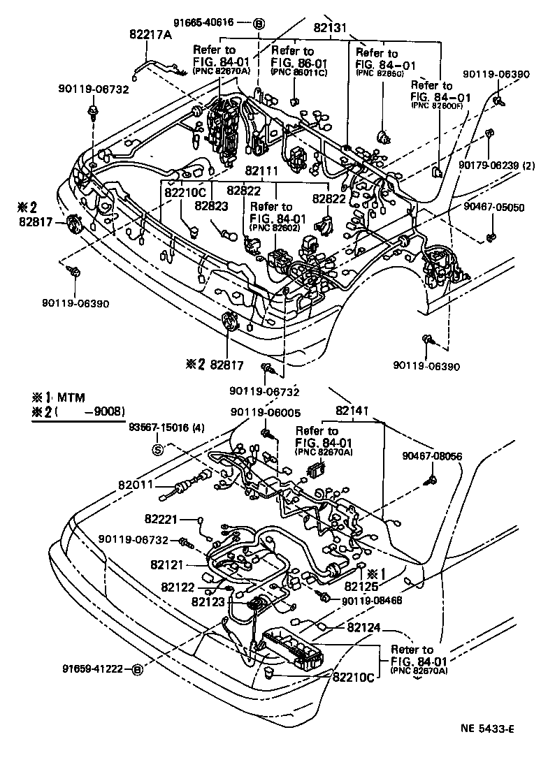 82817-22870 PROTECTOR, WIRING HARNESS, NO.1 product image