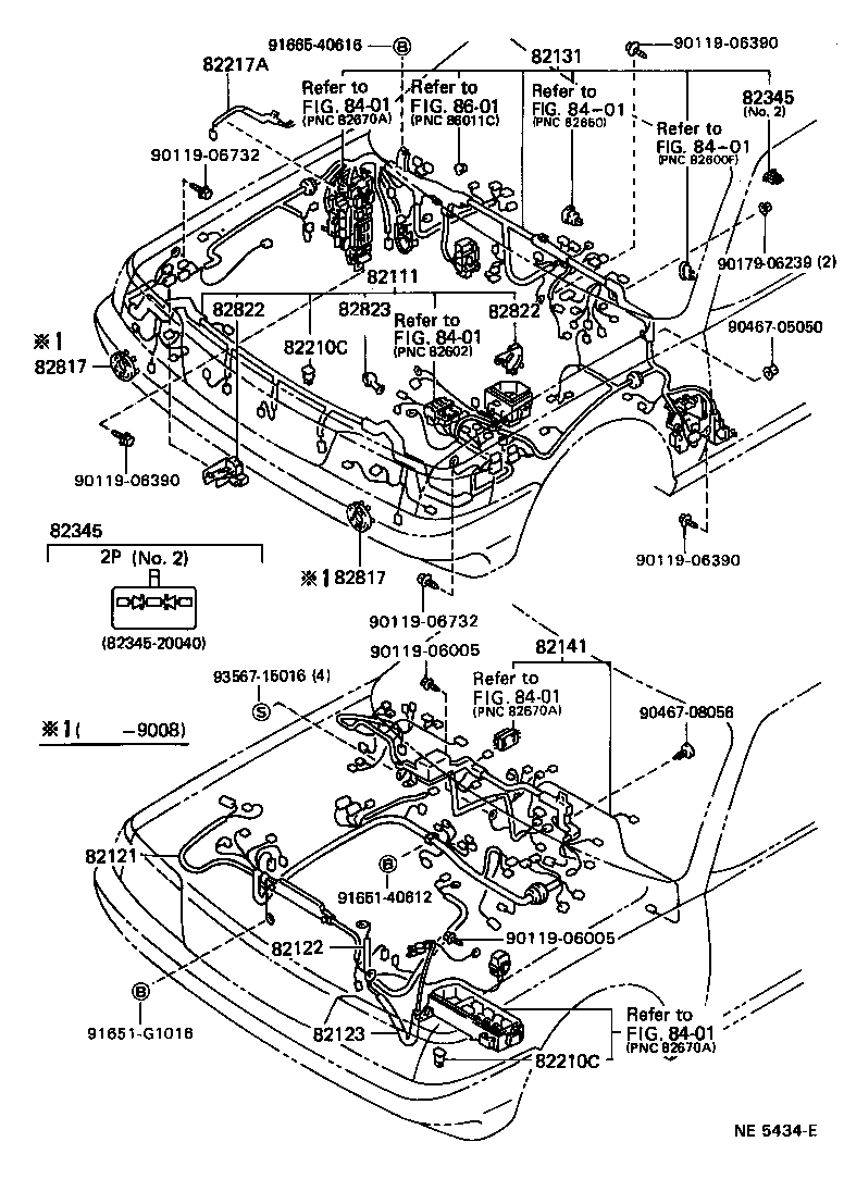 82817-22870 PROTECTOR, WIRING HARNESS, NO.1 product image