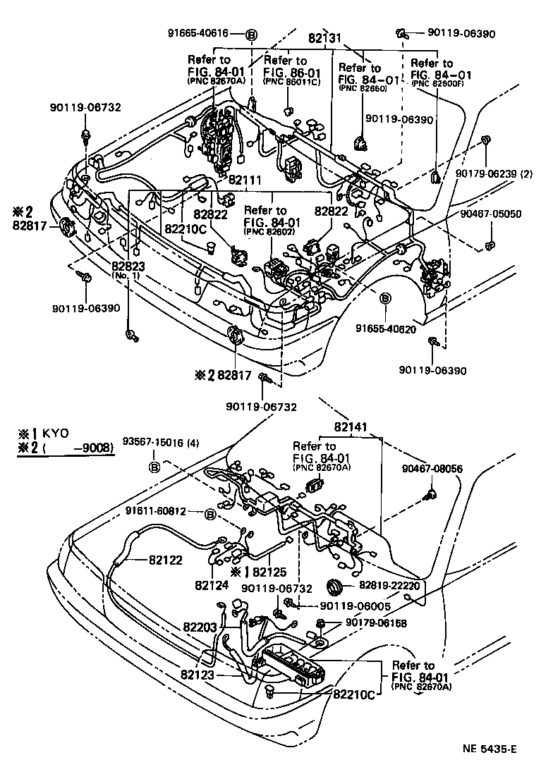82817-22870 PROTECTOR, WIRING HARNESS, NO.1 product image