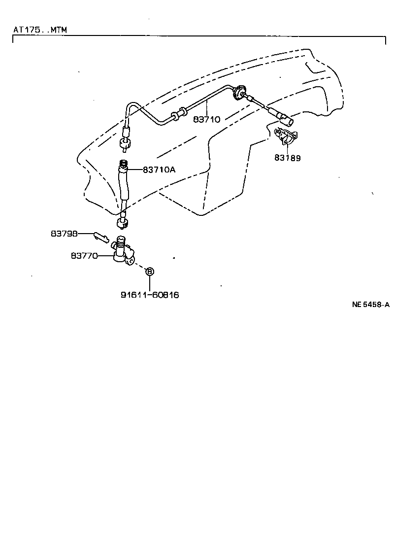 83132-2H130 CASE, COMBINATION METER product image