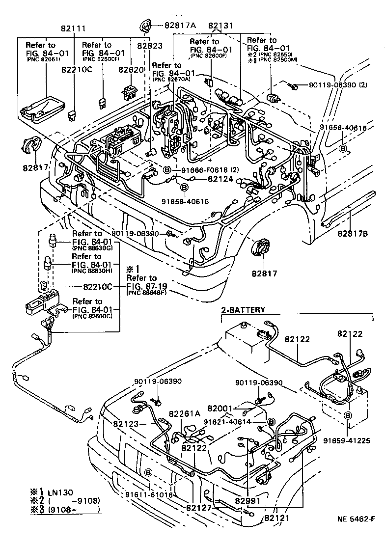 82122-35250 WIRE, ENGINE, NO.2 product image