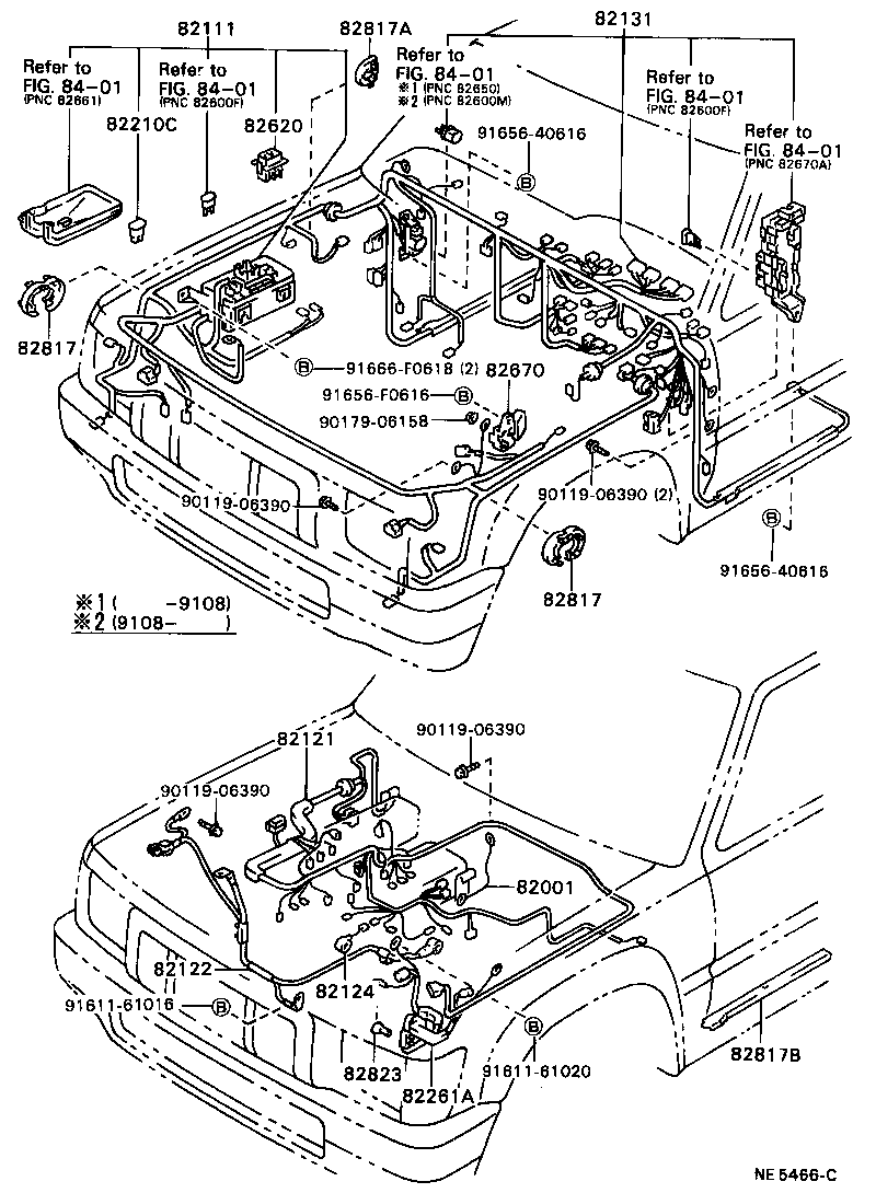 82122-35250 WIRE, ENGINE, NO.2 product image