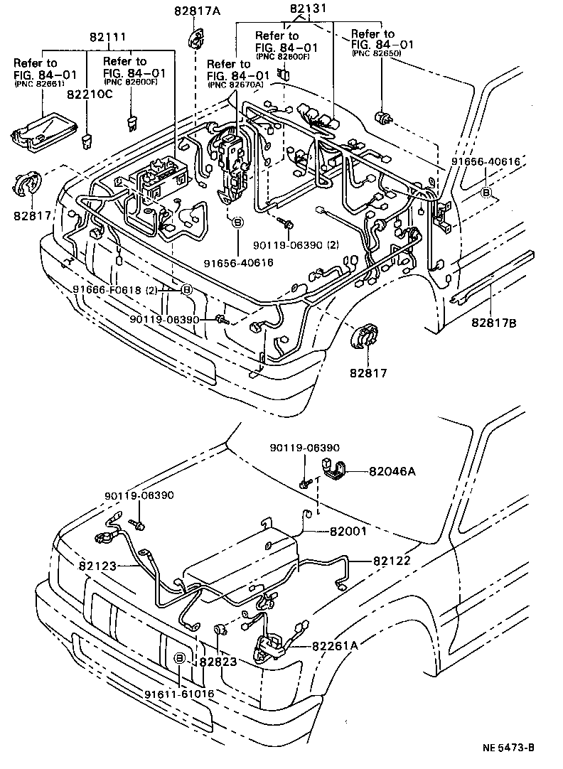 82122-35250 WIRE, ENGINE, NO.2 product image