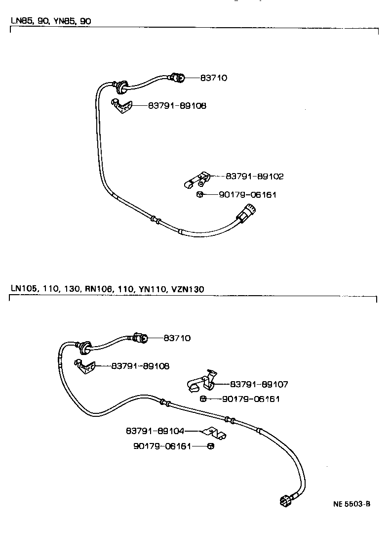 83189-89105 BRACKET, METER product image