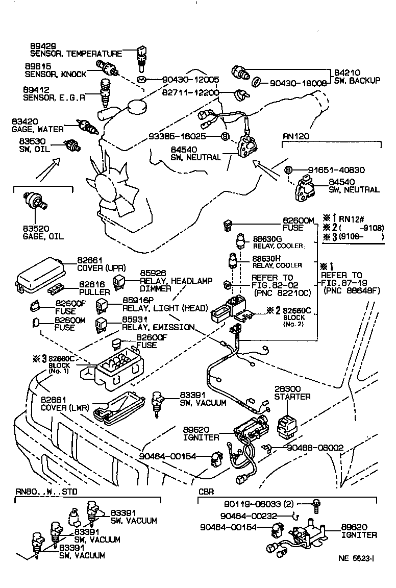 Toyota 89465-39255 SENSOR, OXYGEN