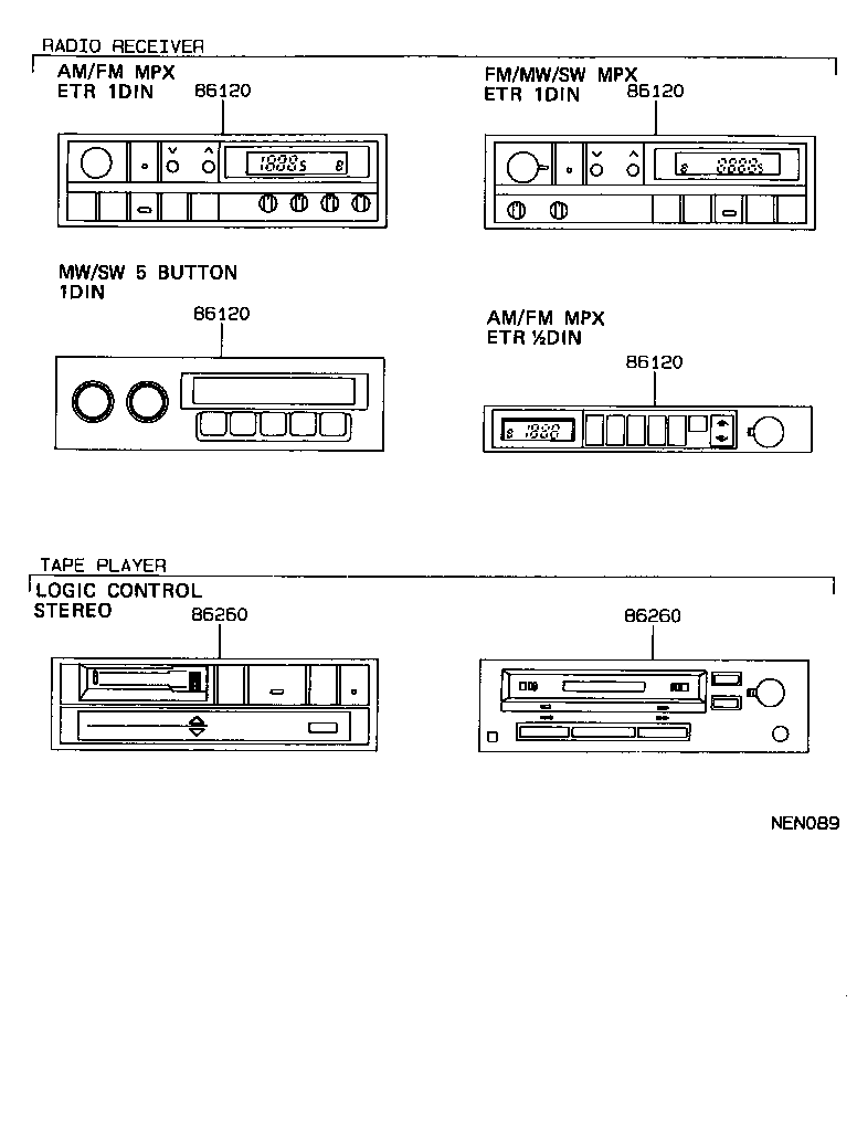 86212-30110 BRACKET, RADIO, NO.2 product image